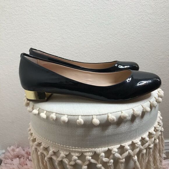 NWT Steve‎ Madden patent leather round tie flats - Picture 4 of 9